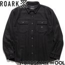 THE ROARK REVIVAL ロアークリバイバル NORDSMAN WOOL 長袖シャツ ウールシャツ RLWJ1070-BLK 日本代理店正規品|THE ROARK REVIVAL ( ロアー