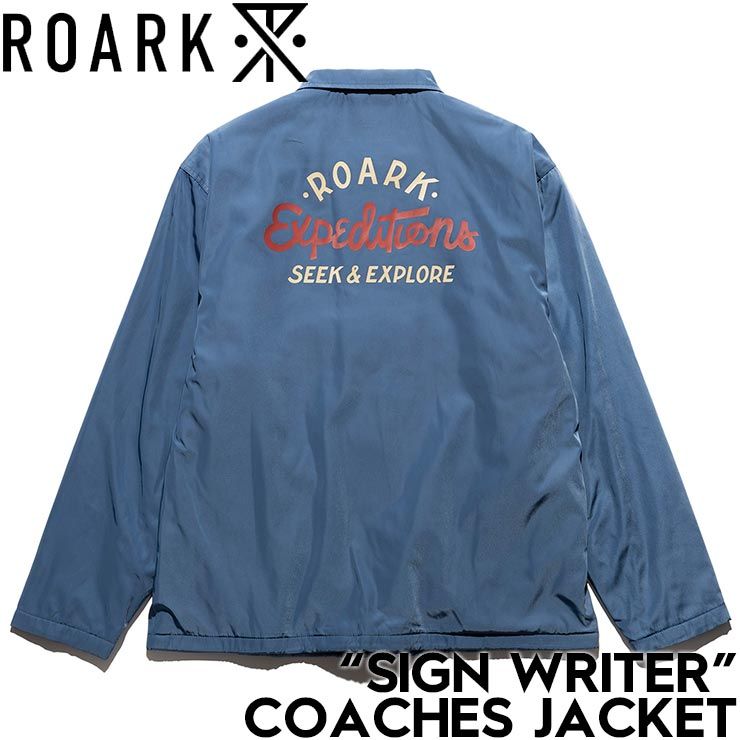 THE ROARK REVIVAL ����������Х��Х� SIGN WRITER COACHES JACKET ���������㥱�å� �������� �֥륽�� RJJ1156-LBL ��������Ź������