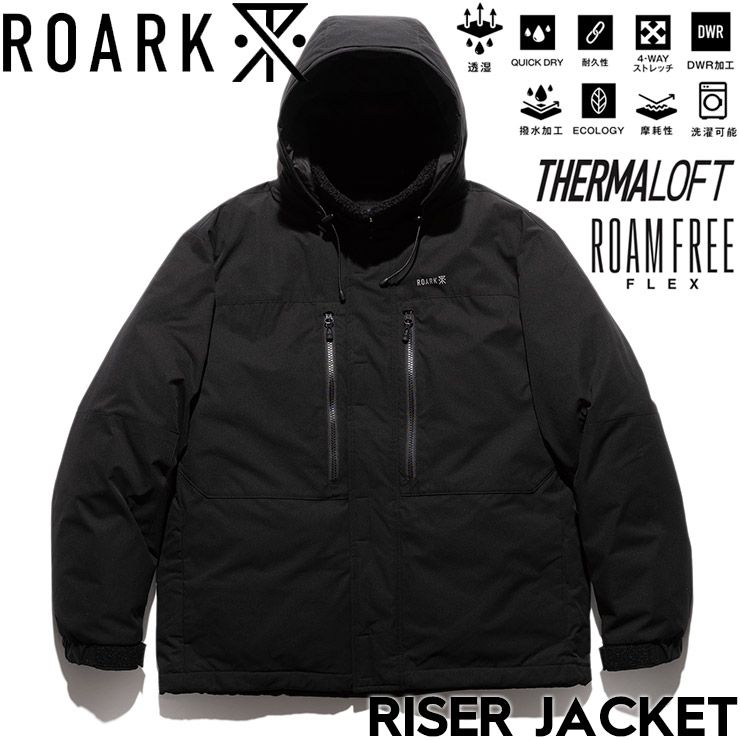 THE ROARK REVIVAL ����������Х��Х� RISER JACKET �����󥸥㥱�å� �������ꥸ�㥱�å� �������� RJJ1170-BLK ��������Ź������