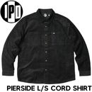 IPD ԡǥ PIERSIDE L/S CORD SHIRT Ĺµ ǥ MWVC2402PSD BLK Ź