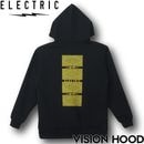 ELECTRIC エレクトリック VISION HOOD プルオーバーパーカー フーディ E25FU03 BLACK/YELLOW 日本代理店正規品|NEW ARRIVALS
