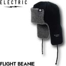 ELECTRIC エレクトリック FLIGHT BEANIE 帽子 耳当て付きニットキャップ イヤーフラップ フライトビーニー E25FC08 BLK 日本代理店正規品|NEW ARRIVALS