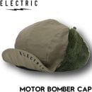 ELECTRIC エレクトリック MOTOR BOMBER CAP 帽子 耳当て付きキャップ イヤーフラップ E25FC18 OLV 日本代理店正規品|NEW ARRIVALS