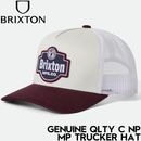 BRIXTON ֥ꥯȥ GENUINE QLTY C NP MP TRUCKER HAT - OFF WHITE/PORT å奭å ˹ 11899 25HO Ź