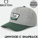 BRIXTON �֥ꥯ���ȥ� LINWOOD C NETPLUS MP SNPK - DARK HEATHER GREY/DARK GREEN ���ܸ��ꥫ�顼 ���ʥåץХå�����å� ˹�� 10980 25HO ��������Ź������
