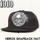 1910 �ʥ���ƥ�����ƥ� HEROS SNAPBACK HAT ���ʥåץХå�����å� ˹�� ��������Ź������