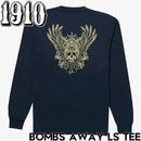 1910 �ʥ���ƥ�����ƥ� BOMBS AWAY LS TEE ���󥰥��꡼��T����� ����T Ĺµ NAVY ��������Ź������