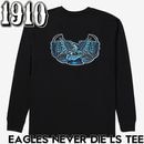 1910 �ʥ���ƥ�����ƥ� EAGLES NEVER DIE LS TEE ���󥰥��꡼��T����� ����T Ĺµ ��������Ź������