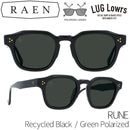 RAEN Optics �졼�� �쥤�� ���󥰥饹 RUNE Recycled Black Green Polarized �и���� �ݥ�������� ��� ��ǥ����� 100U232RUN-S762-48 ��������Ź������