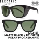 ELECTRIC ���쥯�ȥ�å� 12(JJF12) - MATTE BLACK / HT GREEN POLAR PRO��ASIAN FIT�ϥ��󥰥饹 �ޥåȥ֥�å� �и���� ��� ��ǥ����� ��������ե��å� ��������Ź������