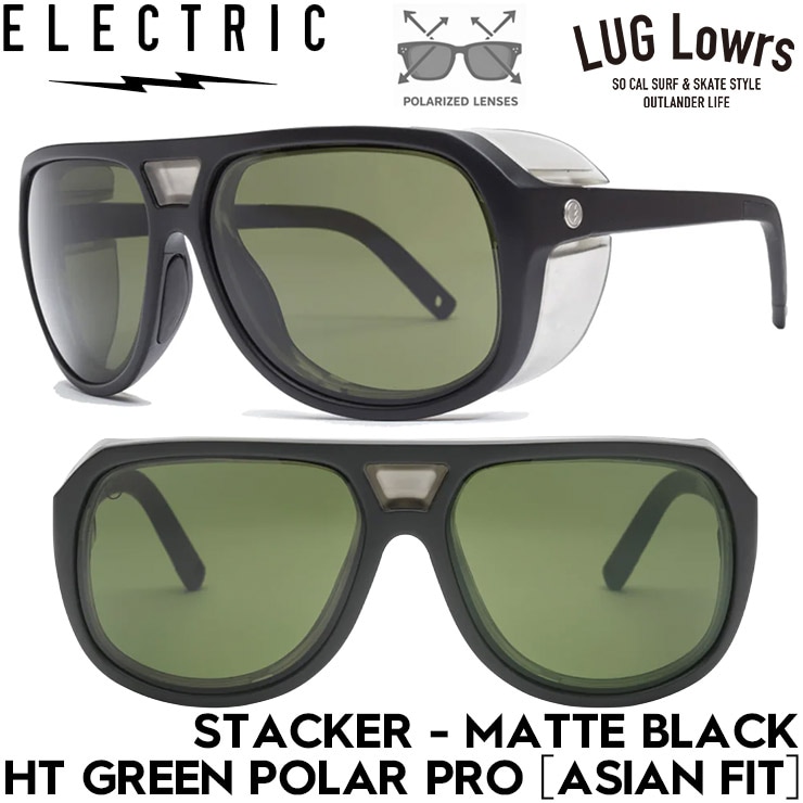 エレクトリック STACKER - HT GREEN electric ELECTRIC エレクトリック STACKER - MATTE BLACK / HT GREEN POLAR PRO