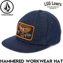 VOLCOM �ܥ륳�� �����륳�� HAMMERED WORKWEAR HAT ���ʥåץХå�����å� �ǥ˥� ˹�� V_D5512600 DBL 26SP ��������Ź������