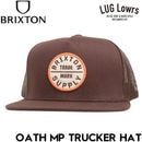 BRIXTON �֥ꥯ���ȥ� OATH MP TRUCKER HAT ���ʥåץХå� ��å��奭��å� ˹�� ��� ��ǥ����� 11627 CHCCH 26SP ��������Ź������