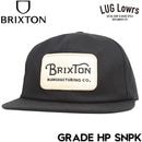 BRIXTON �֥ꥯ���ȥ� GRADE HP SNPK ���ʥåץХå�����å� ˹�� ��� ��ǥ����� 11697 BKOFF 26SP ��������Ź������