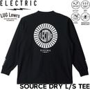 ELECTRIC ���쥯�ȥ�å� SOURCE DRY L/S TEE �ɥ饤�Ǻ� ĹµT����� ���󥰥��꡼��TEE ����T ��� ��ǥ����� E26ST28 BLK 26SP ��������Ź������