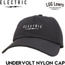 ELECTRIC ���쥯�ȥ�å� ���ȥ�åץ���å� �ʥ����󥭥�å� ˹�� UNDERVOLT NYLON CAP E26SC08 BLACK ��������Ź������