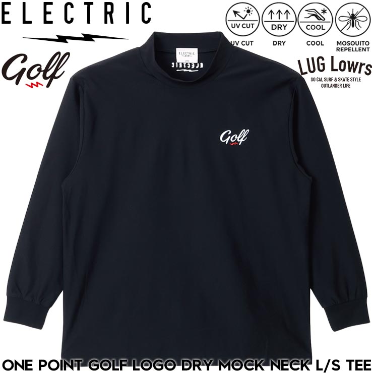 ELECTRIC GOLF エレクトリック ゴルフ ONE POINT GOLF LOGO DRY MOCK