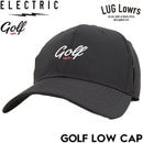 ELECTRIC GOLF ���쥯�ȥ�å� ����� ���ȥ�åץ���å� �ʥ����󥭥�å� ˹�� GOLF LOW CAP - BLACK EG26SC01 ��������Ź������