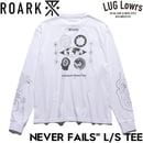 ROARK �������� NEVER FAILS L/S TEE ĹµT����� ����T ��� ��ǥ����� ���åȥ�100% RLTJ1200-WHT ��������Ź������