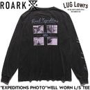 ROARK �������� EXPEDITIONS PHOTO WELL WORN L/S TEE ĹµT����� ����T ��� ��ǥ����� ���åȥ�100% RLTJ1202-BLK ��������Ź������