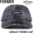 FORMER �ե����ޡ� LEGACY ROSE CAP 6�ѥͥ륭��å� ���ȥ�åץХå�����å� ˹�� FHW-25219 WASHED BLUE 26SP ��������Ź������