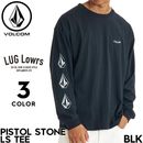 VOLCOM �ܥ륳�� �����륳�� PISTOL STONE LS TEE ĹµT����� ����T ��� ��ǥ����� ���åȥ�100% VLT261011 26SP ��������Ź������
