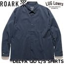 ROARK �������� DELTA QD L/S SHIRTS Ĺµ����� �ܿ��䴶 �۴�®��  RLWJPD1200-SBL 26SP ��������Ź������