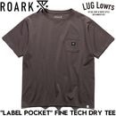 ROARK �������� ��� T����� Ⱦµ �ݥ��å�T����� �ɥ饤T����� �ۼ� �ý� LABEL POCKET FINE TECH DRY TEE RTJF1200-CCL 26SP ��������Ź������