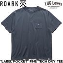 ROARK �������� ��� T����� Ⱦµ �ݥ��å�T����� �ɥ饤T����� �ۼ� �ý� LABEL POCKET FINE TECH DRY TEE RTJF1200-ORO 26SP ��������Ź������