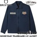BRIXTON �֥ꥯ���ȥ� ���㥱�å� ��� ������㥱�å� ���졼�����㥱�å� ���åȥ󥸥㥱�å� GOODYEAR ����� GOODYEAR TRADEMARK LW JACKET - WASHED NAVY 03493 26SP ��������Ź������
