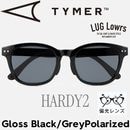 TYMER �����ޡ� ���󥰥饹 ��� ��ǥ����� �и����󥰥饹 ���ݡ��ĥ��󥰥饹 �ݥ�������� �������ȥ� HARDY2 �ϡ��ǥ�2 Gloss Black/Grey Polarized TY107-GBK-GYP ��������Ź������