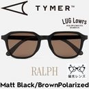 TYMER �����ޡ� ���󥰥饹 ��� ��ǥ����� ���ݡ��ĥ��󥰥饹 �������ȥ� RALPH ���� �и���� Matt Black/Brown Polarized TY106-MBK-BRP ��������Ź������