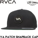 RVCA �롼�� ����å� ��� ˹�� ���ʥåץХå�����å� 6�ѥͥ륭��å� �ե�åȥХ����� �ĥ��륭��å� VA PATCH SNAPBACK CAP AVYHA00467 BLK 26SP ��������Ź������