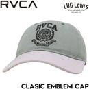 RVCA �롼�� ����å� ��� ˹�� ��������å� �����֥Х���������å� 6�ѥͥ륭��å� ��������å� CLASSIC EMBLEM CAP BG041905 LED ��������Ź������