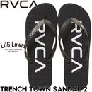 RVCA �롼�� �ӡ���������� ��� ������� �ӡ����� �ȥ󥰥������ ���� ���� TRENCH TOWN SANDAL2 BG041912 BLK 26SP ��������Ź������
