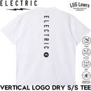 ELECTRIC ���쥯�ȥ�å� T����� ��� ȾµT����� �ɥ饤T����� UV���å� �ۿ�®�� �ܿ��䴶 �ɲ� �ݥꥨ���ƥ� VERTICAL LOGO DRY S/S TEE E26ST27 WHT ��������Ź������