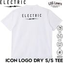 ELECTRIC ���쥯�ȥ�å� T����� ��� ȾµT����� �ɥ饤T����� UV���å� �ۿ�®�� �ܿ��䴶 �ɲ� �ݥꥨ���ƥ� ICON LOGO DRY S/S TEE E26ST31 WHT ��������Ź������