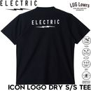 ELECTRIC ���쥯�ȥ�å� T����� ��� ȾµT����� �ɥ饤T����� UV���å� �ۿ�®�� �ܿ��䴶 �ɲ� �ݥꥨ���ƥ� ICON LOGO DRY S/S TEE E26ST31 BLK ��������Ź������