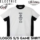 ELECTRIC GOLF ���쥯�ȥ�å������ ����ե����� ��� Ⱦµ����� ��å��ͥå� �����ॷ��� ��å��奷��� ���ȥ�å� �̵��� LOGOS S/S GAME SHIRT EG26SU01 WHITE/BLACK 26SP ��������Ź������