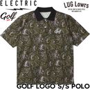 ELECTRIC GOLF ���쥯�ȥ�å������ ����ե����� ��� �ݥ������ Ⱦµ�ݥ������ ����եݥ� ���ݡ��ĥݥ� ®�� �̵��� GOLF LOGO S/S POLO EG26SU03 TREE CAMO 26SP ��������Ź������