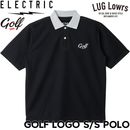 ELECTRIC GOLF ���쥯�ȥ�å������ ����ե����� ��� �ݥ������ Ⱦµ�ݥ������ ����եݥ� ���ݡ��ĥݥ� ®�� �̵��� GOLF LOGO S/S POLO EG26SU03 BLACK 26SP ��������Ź������