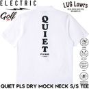 ELECTRIC GOLF ���쥯�ȥ�å������ ����ե����� ��� ��å��ͥå�T����� ȾµT����� �ɥ饤T����� UV���å� �ۿ�®�� �ܿ��䴶 �ɲ� QUIET PLS DRY MOCK NECK S/S TEE EG26ST06 WHITE 26SP ��������Ź������