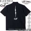 ELECTRIC GOLF ���쥯�ȥ�å������ ����ե����� ��� ��å��ͥå�T����� ȾµT����� �ɥ饤T����� ���������顼 UV���å� �ۿ�®�� �ܿ��䴶 �ɲ� VERTICAL VOLT DRY CROSS COLLAR MOCK NECK S/S TEE EG26ST09 BLACK 26SP ��������Ź������