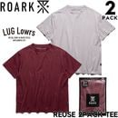 ROARK �������� T����� ��� ȾµT����� 2�祻�å� �ѥå�T����� ���åȥ�T����� ���� �ɽ� �١����å�T����� REUSE 2PACK TEE RTJPK1220-DSK 26SU ��������Ź������