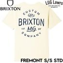 BRIXTON �֥ꥯ���ȥ� T����� ��� ȾµT����� ����ե��å�T����� ����T����� ���åȥ�T����� FREMONT S/S STD 17561 CREAM 26SU ��������Ź������