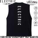 ELECTRIC ���쥯�ȥ�å� ���󥯥ȥå� ��� �Ρ����꡼��T����� �ɥ饤T����� UV���å� �ۿ�®�� �ܿ��䴶 �ɲ�ù� VERTICAL LOGO DRY NO SLEEVE BLACK E26ST37 26SP ��������Ź������