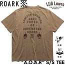 ROARK �������� T����� ��� ȾµT����� ����ե��å�T����� ���åȥ�T����� ���� �ɽ� 10th Anniversary Collection ��A.O.A.R�� S/S TEE RTJM1232L-BRW 26SU ��������Ź������