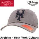 AMERICAN NEEDLE ����ꥫ��ˡ��ɥ� ����å� ��� ��ǥ����� �١����ܡ��륭��å� ��������å� ˹�� �˥����꡼�� New York Cubans Archive SMU694B-NYC COOLGRAY ��������Ź������