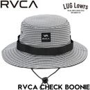 RVCA �롼�� �֡��ˡ��ϥå� ��� CHECK BOONIE �ϥå� �Х��åȥϥå� ���ե���ϥå� 4WAY���ȥ�å� UPF50+ UV���å� ��å���΢�� �ɥ����������դ� BG04A908 26SU BLC ��������Ź������