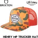 BRIXTON �֥ꥯ���ȥ� HENRY MP TRUCKER HAT ���ʥåץХå� ��å��奭��å� ˹�� ��� ��ǥ����� 12033 ORANGE DUCK CAMO/ORANGE 26SP ��������Ź������